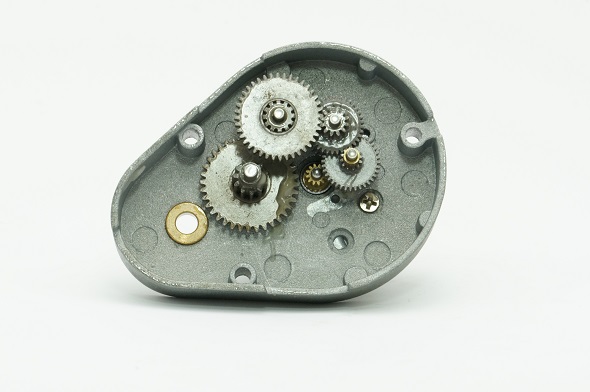 Motor de 48 mm DC com engrenagem