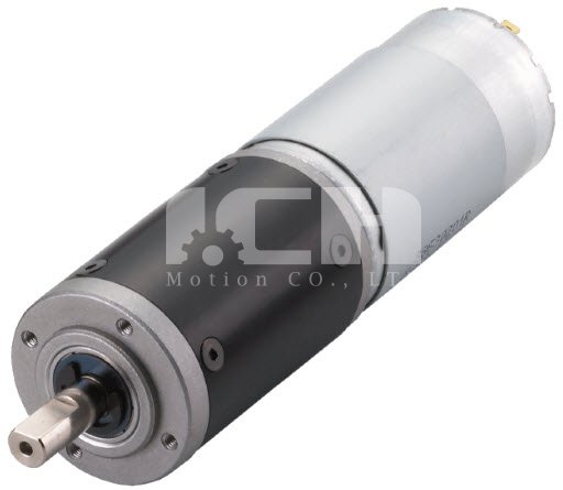 Motorredutor planetário CC de 38 mm