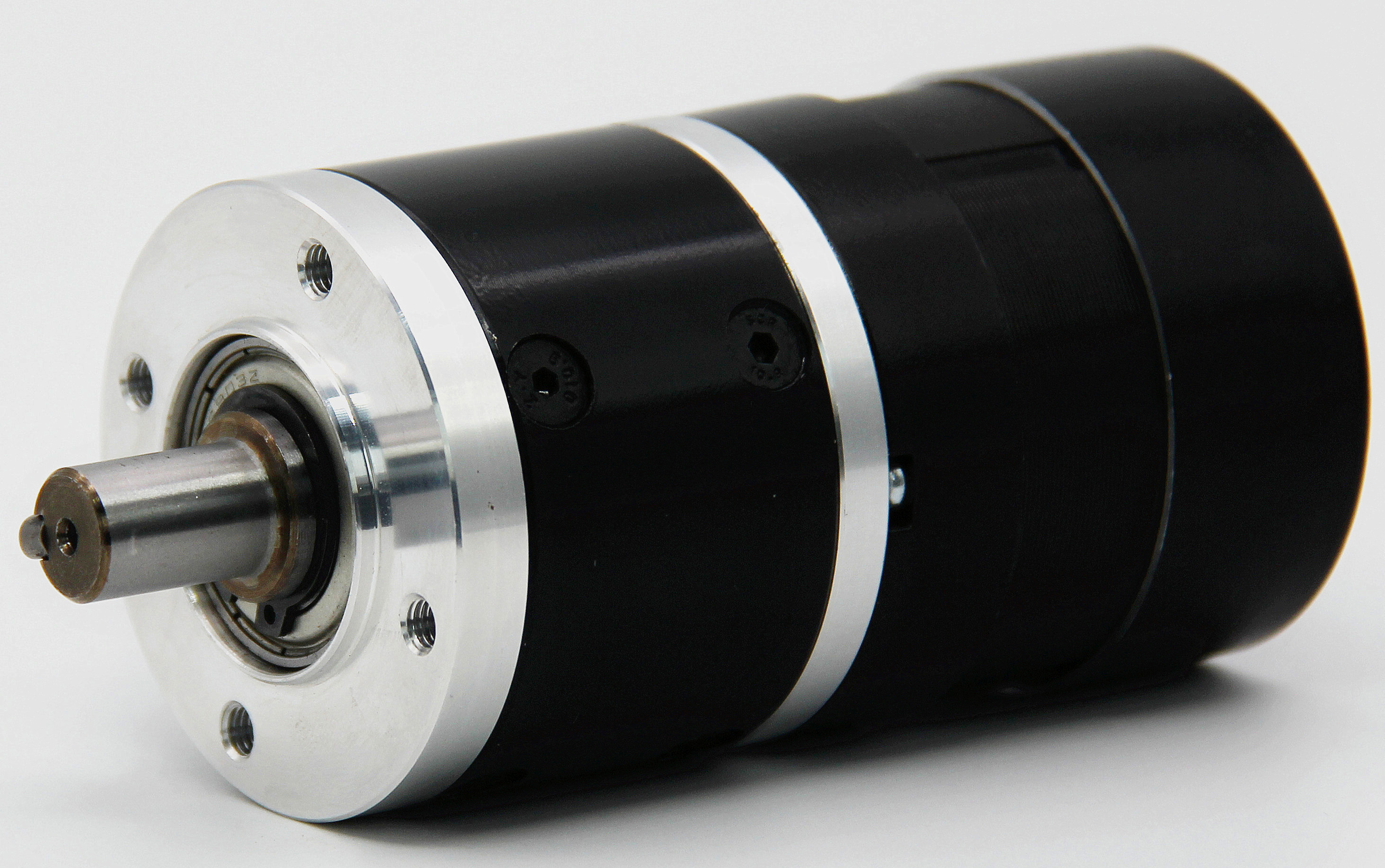 Motor de engrenagem CC sem escova redonda de 57 mm