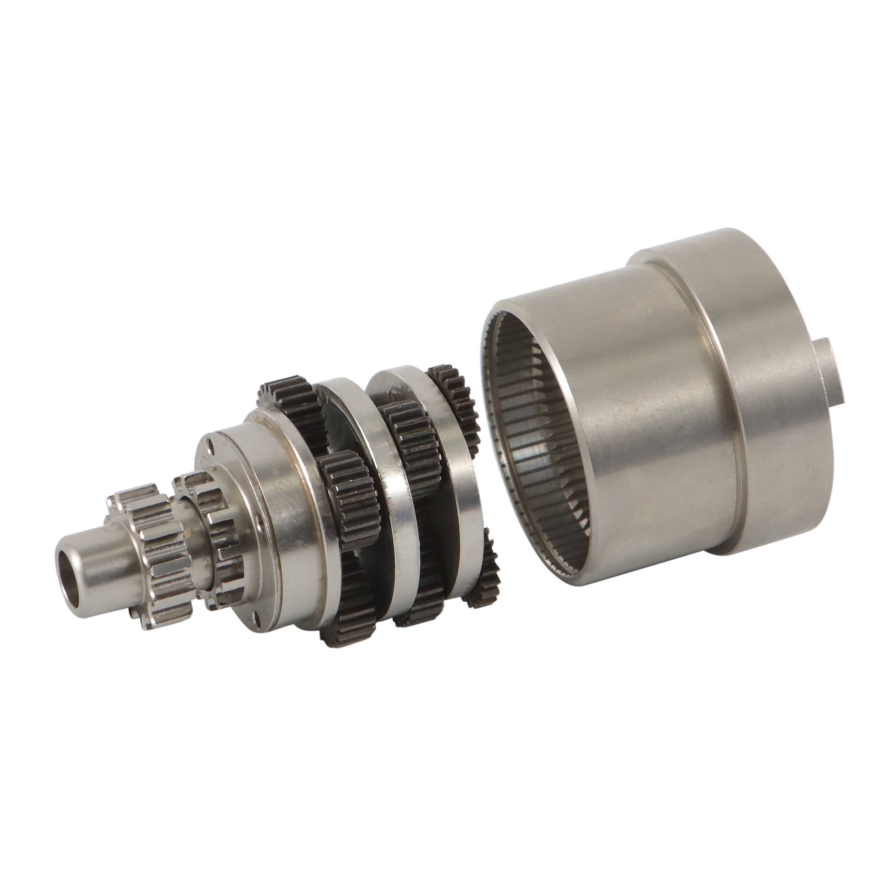 Caixa de engrenagens planetárias com duas relações de velocidade