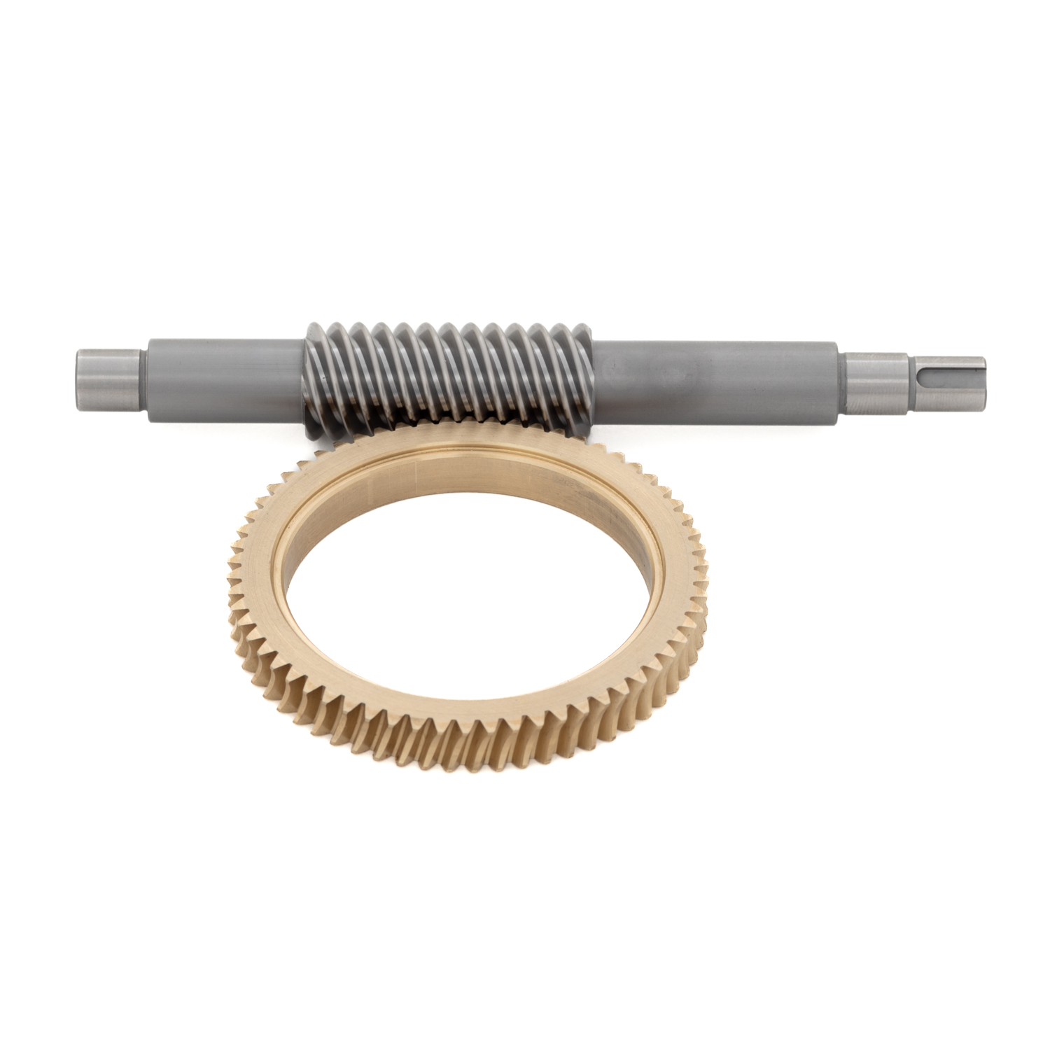 Engrenagem de minhoca personalizada e roda de minhoca