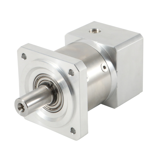 Redução de flange quadrada da caixa de engrenagens planetária de alta precisão e baixa folga para servo motor