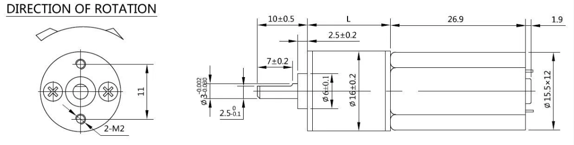 Motor de engrenagem DC com certificado CE RoHS