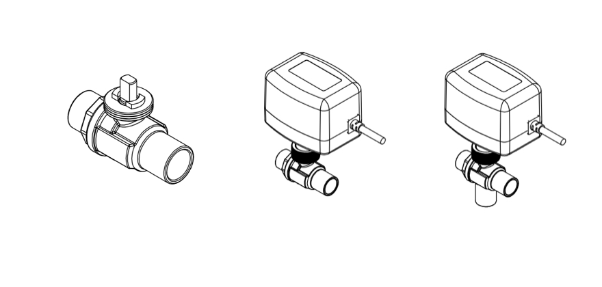 Atuador de v&aacute;lvula de &aacute;gua