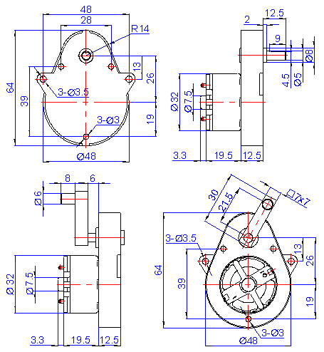 desenho de dimens&atilde;o de m&aacute;quina de caf&eacute;