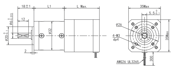 Motor de engrenagem de passo com certificado CE RoHS