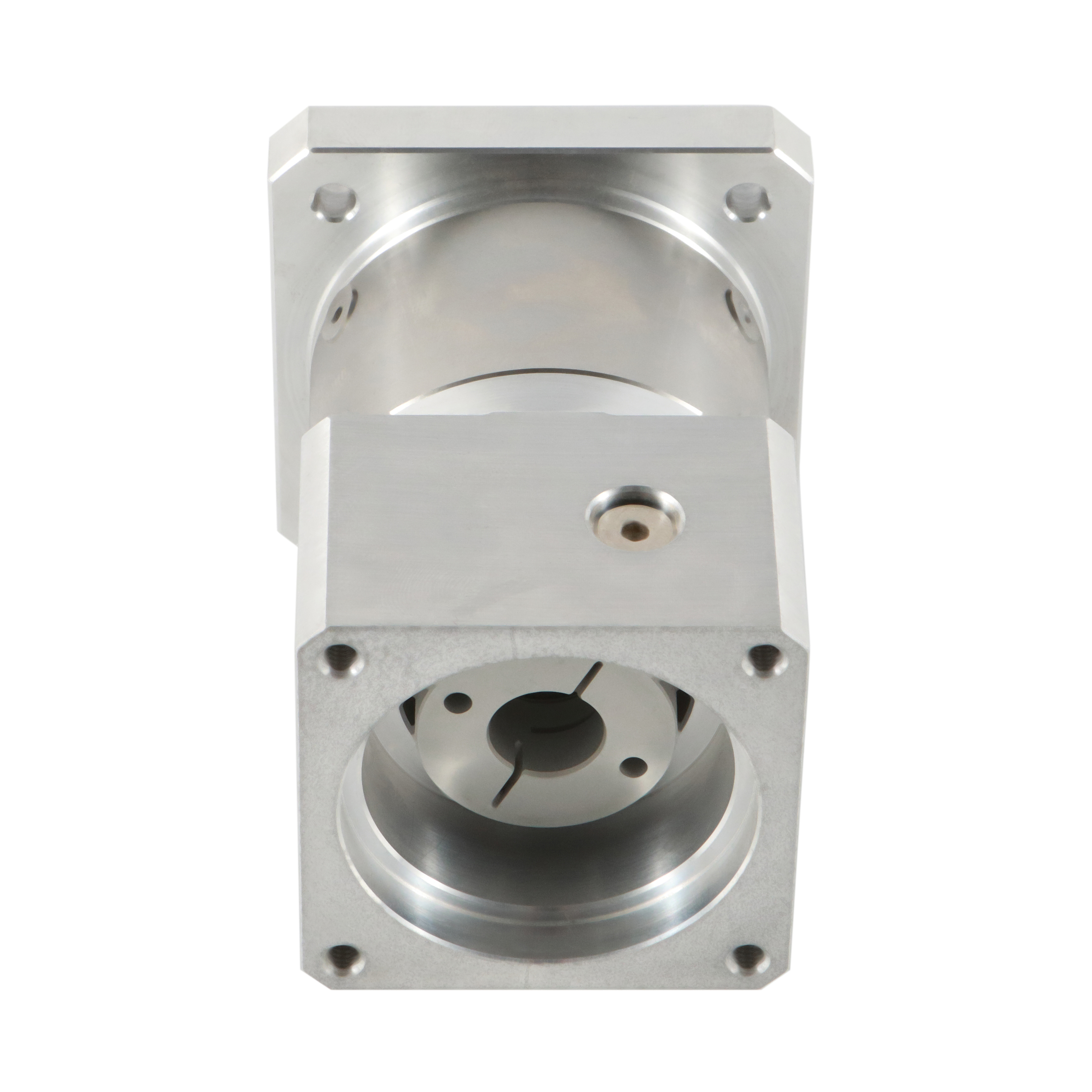 Redução de flange quadrada da caixa de engrenagens planetária de alta precisão e baixa folga para servo motor